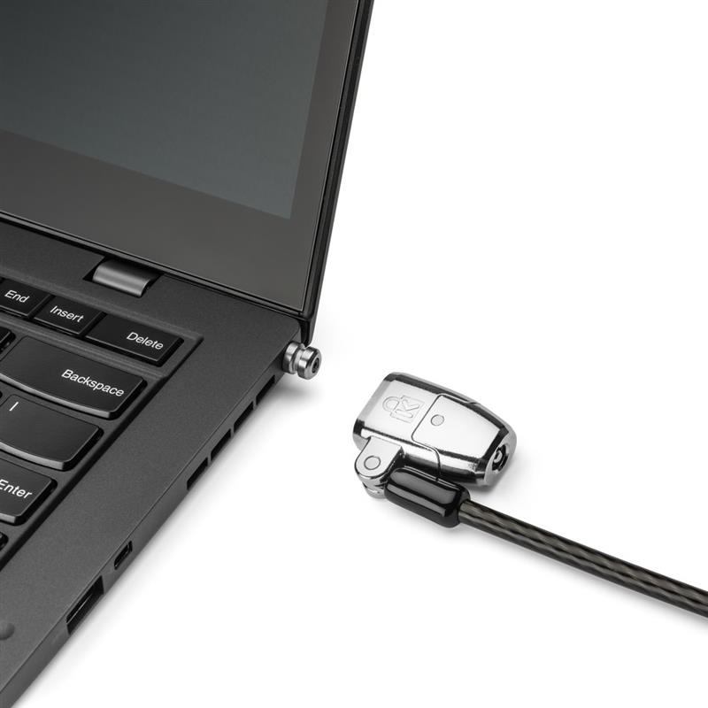 Kensington ClickSafe® 2.0 Universeel laptopslot met sleutel