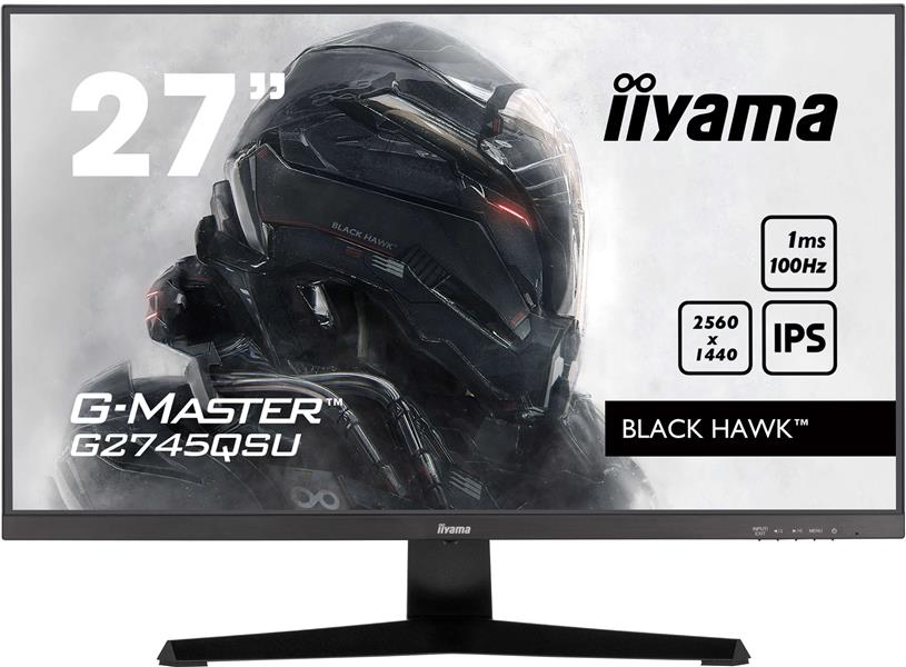 iiyama G-MASTER G2745QSU-B2 computer monitor 68,6 cm (27"") 2560 x 1440 Pixels Wide Quad HD LED Zwart