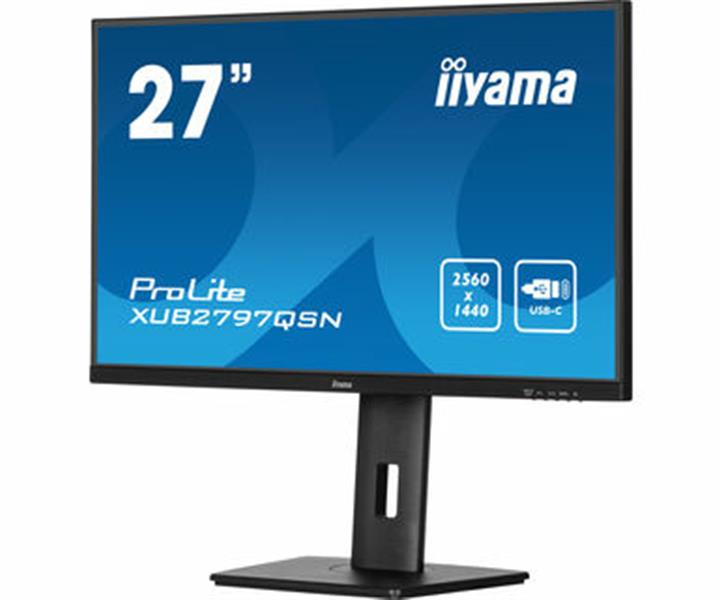 iiyama ProLite XUB2797QSN-B1 computer monitor 68,6 cm (27"") 2560 x 1440 Pixels Wide Quad HD LED Zwart