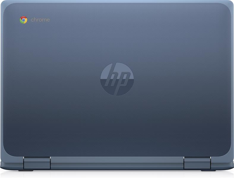 HP Chromebook x360 11 G3 EE Blauw 29,5 cm (11.6"") 1366 x 768 Pixels Touchscreen Intel® Celeron® N 8 GB LPDDR4-SDRAM 64 GB eMMC Wi-Fi 5 (802.11ac) Chr