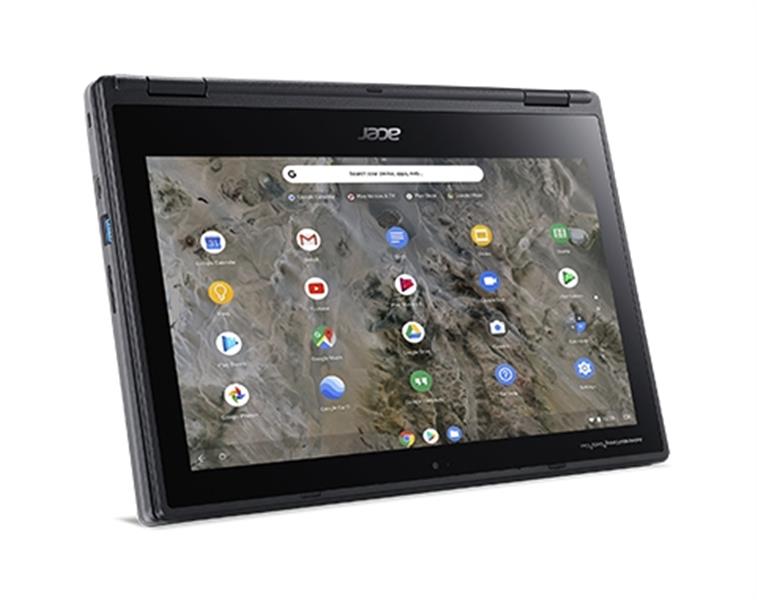 Acer Chromebook NX.HBREH.006 notebook A4-9120C 29,5 cm (11.6"") Touchscreen HD AMD A4 4 GB DDR4-SDRAM 32 GB Flash Wi-Fi 5 (802.11ac) ChromeOS Zwart