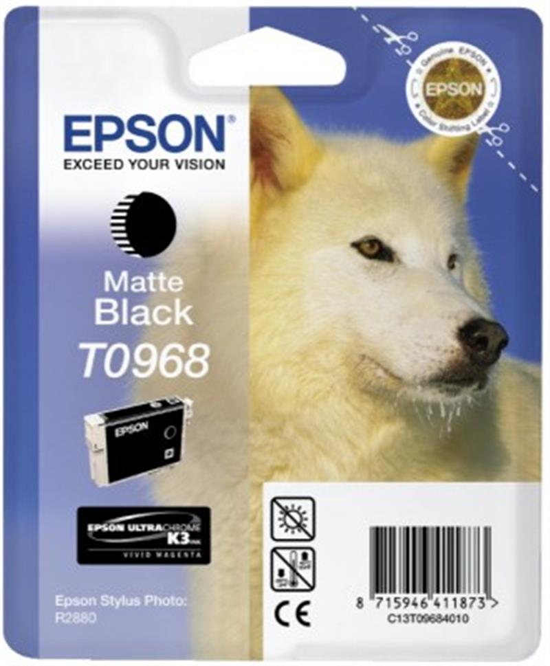 Epson Husky inktpatroon Matte Black T0968