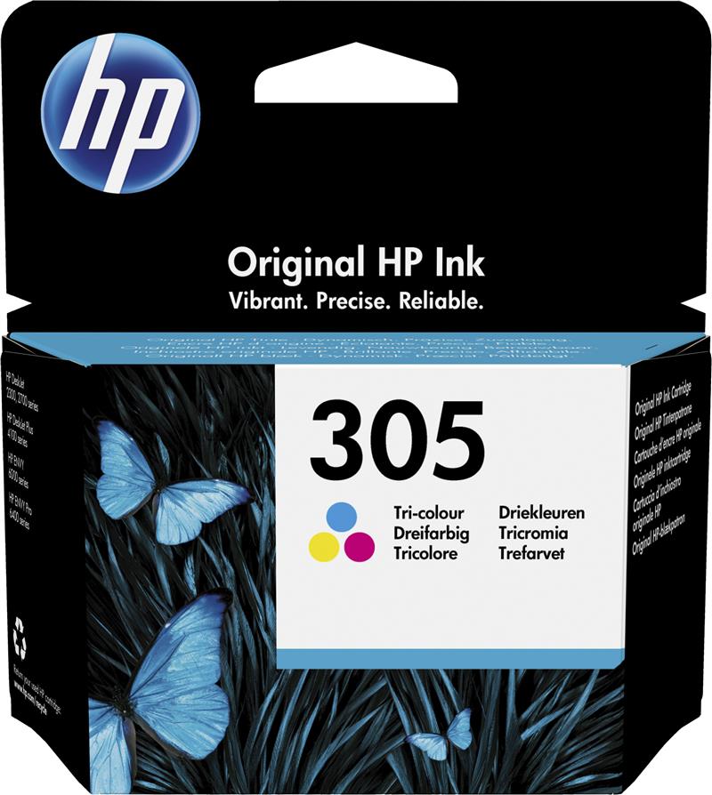 HP 305 originele drie-kleuren inktcartridge