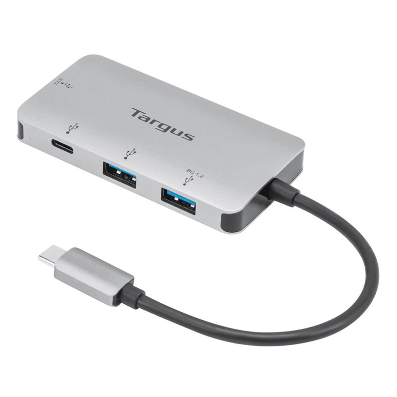 Targus ACH228 USB-C 2x USB-A+2x USB-C Zilver