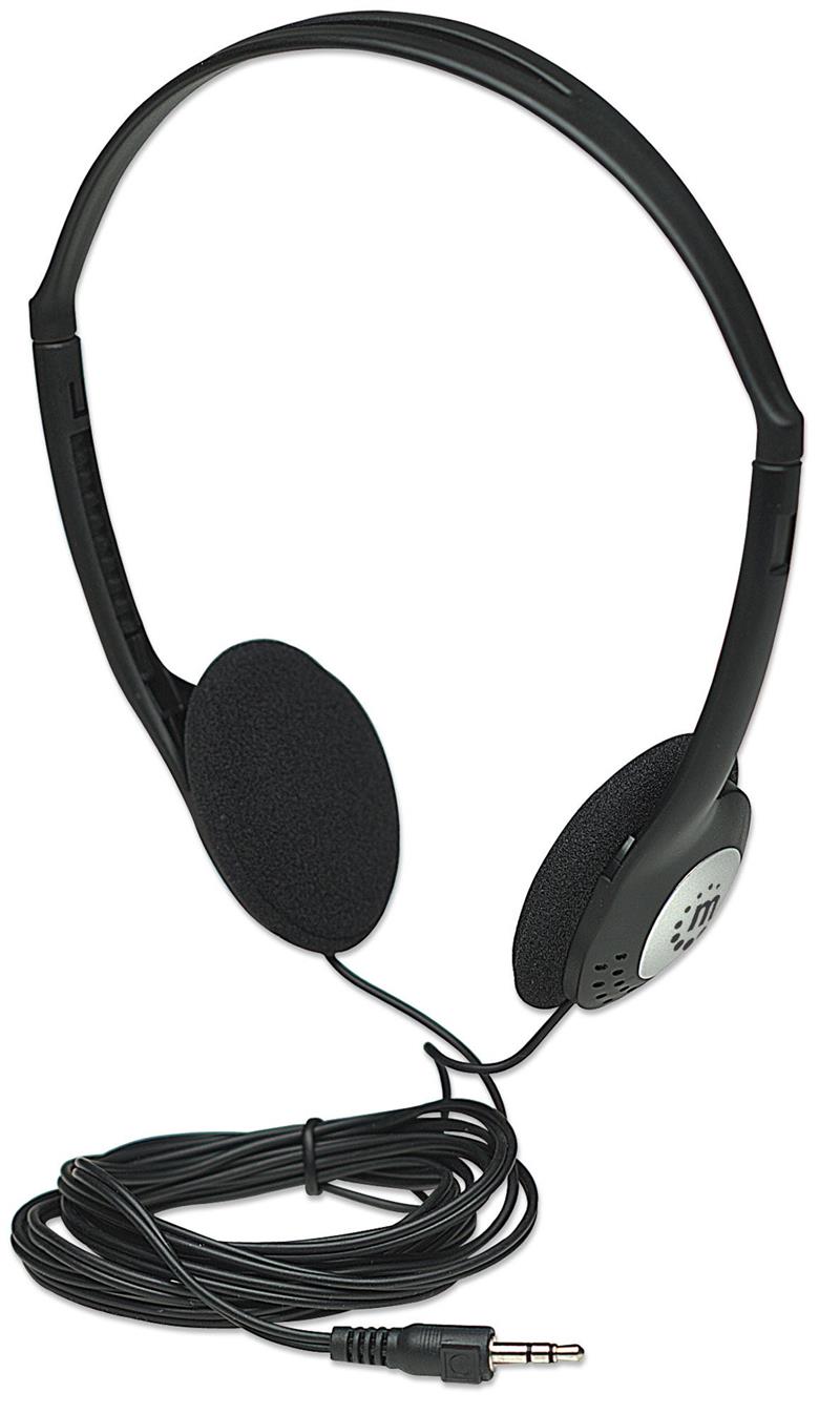 Stereo Headphone - Lightweight and adjustable with cushioned earpads