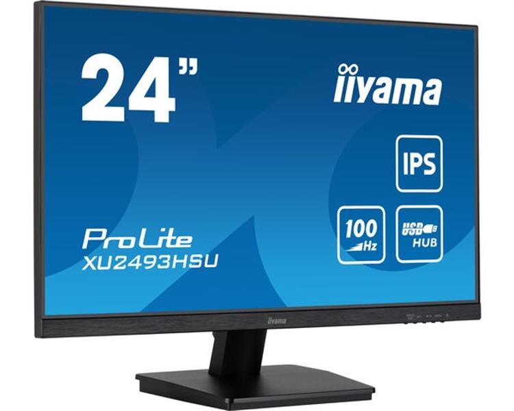 iiyama ProLite XU2493HSU-B6 computer monitor 61 cm (24"") 1920 x 1080 Pixels Full HD LED Zwart