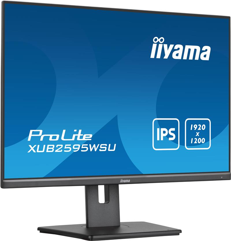 iiyama ProLite XUB2595WSU-B5 computer monitor 63,5 cm (25"") 1920 x 1200 Pixels WUXGA LED Zwart