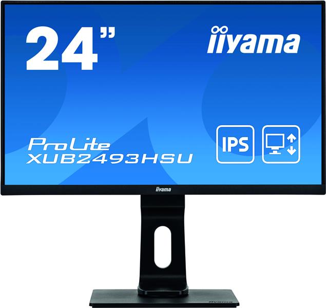 iiyama ProLite XUB2493HSU-B1 computer monitor 60,5 cm (23.8"") 1920 x 1080 Pixels Full HD LED Zwart
