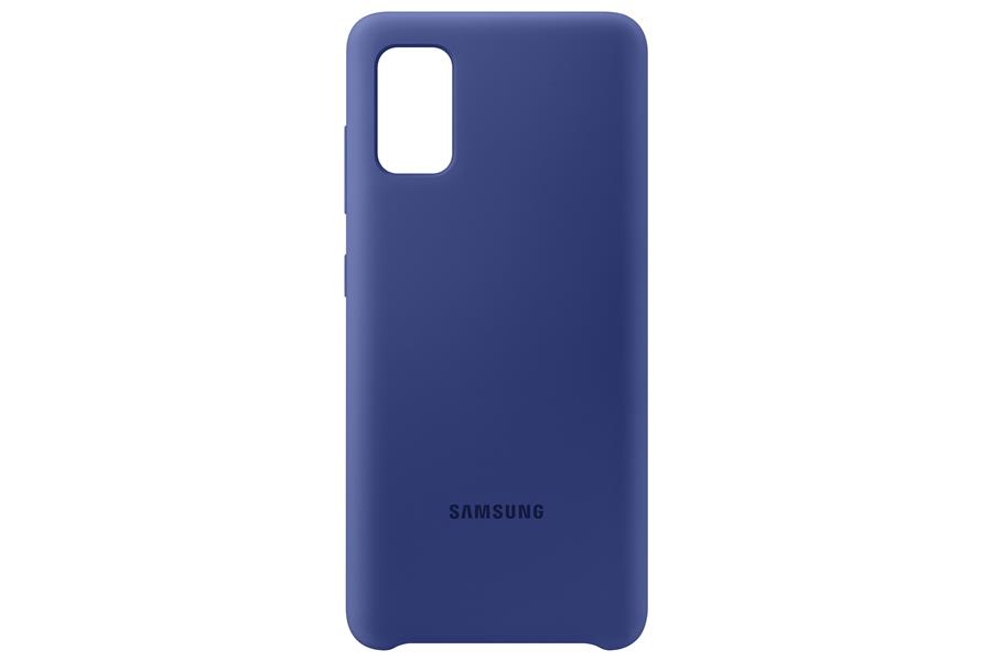  Samsung Silicone Cover Galaxy A41 Blue