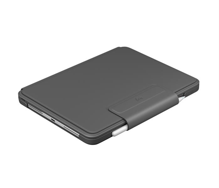 Logitech Slim Folio Pro toetsenbord voor mobiel apparaat AZERTY Frans Grafiet Bluetooth
