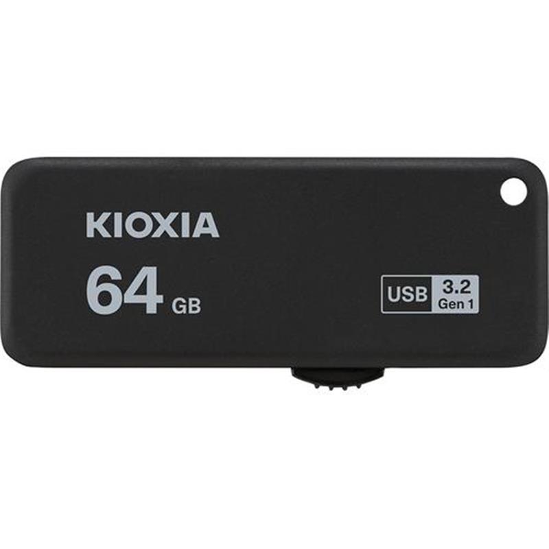 Kioxia TransMemory U365 USB flash drive 64 GB USB Type-A 3 2 Gen 1 3 1 Gen 1 Zwart