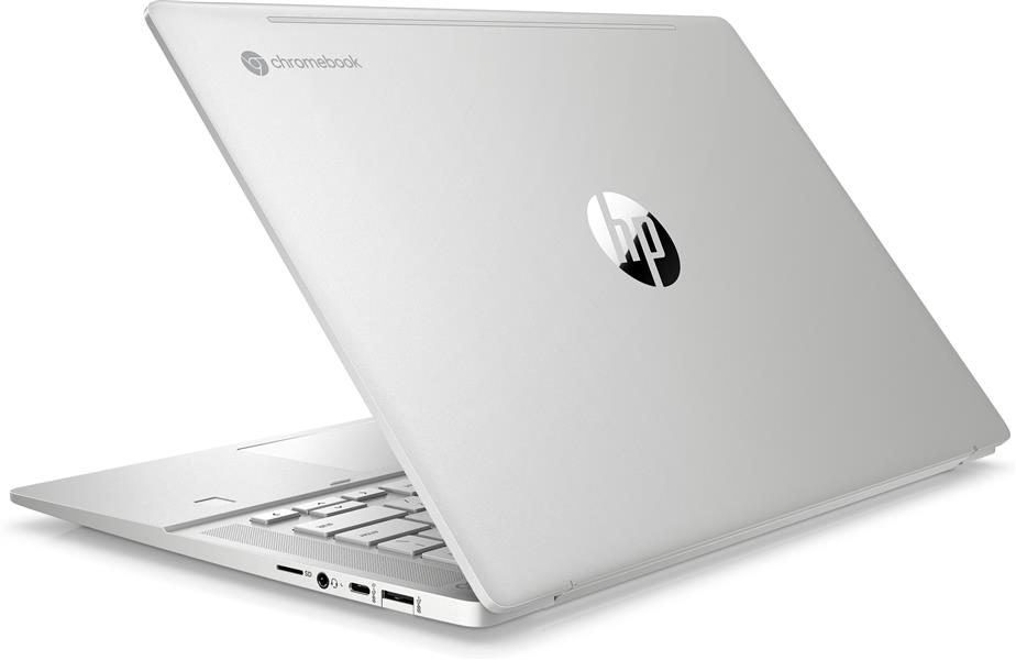 HP Chromebook Pro c640 Aluminium, Zilver 35,6 cm (14"") 1920 x 1080 Pixels Intel® 10de generatie Core™ i5 8 GB DDR4-SDRAM 64 GB eMMC Wi-Fi 6 (802.11ax