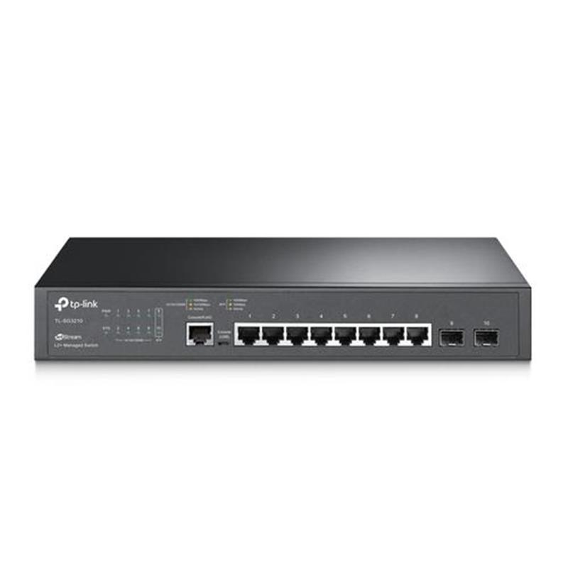 TP-LINK TL-SG3210 netwerk-switch Managed L2 Gigabit Ethernet (10/100/1000) Zwart