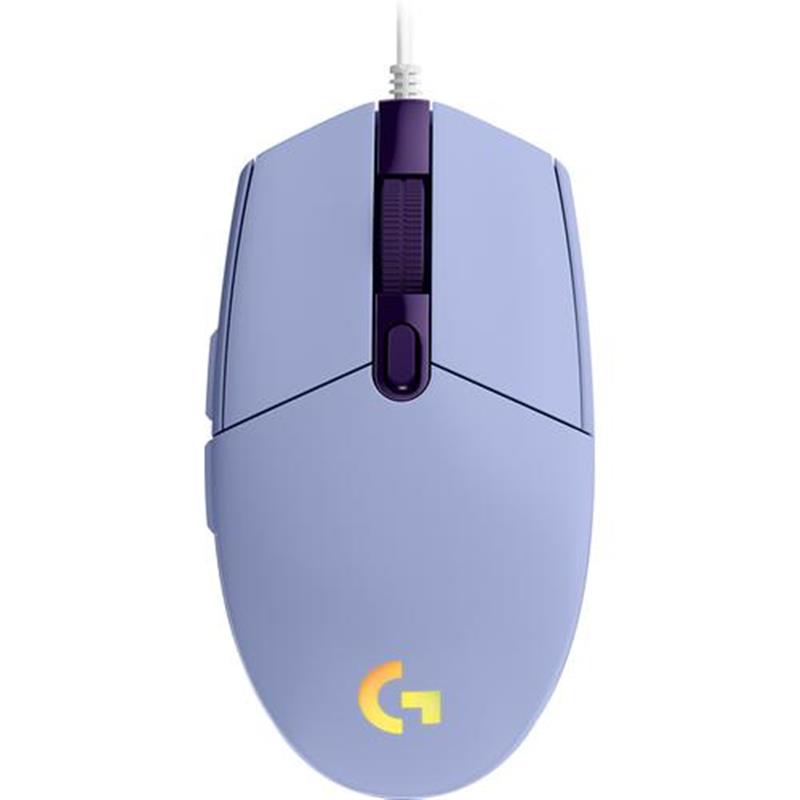 LOGI G203 Lightsync Gaming Mouse LILAC