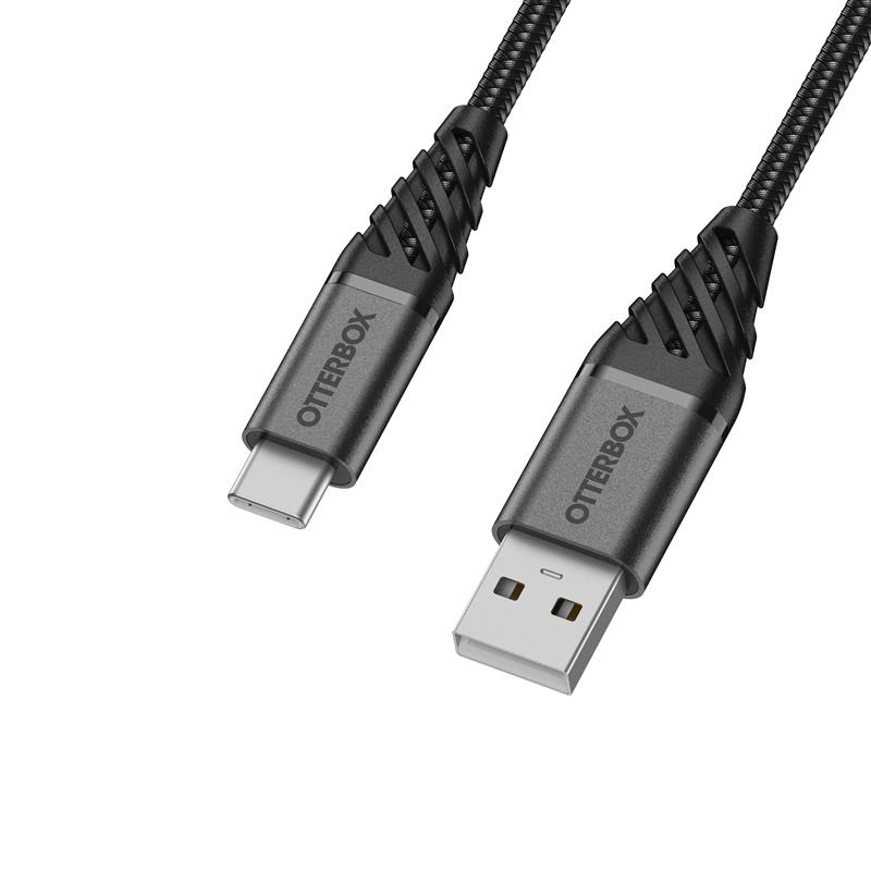 OtterBox Premium Cable USB A-C 2M, zwart