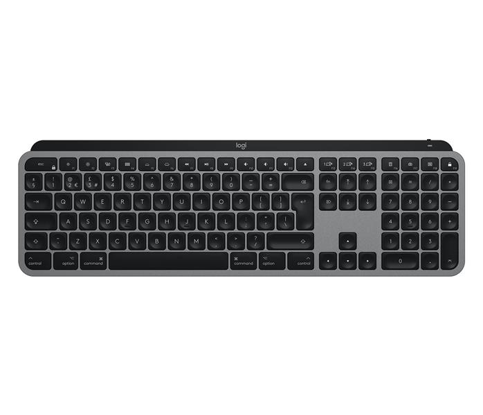 Logitech MX Keys for Mac toetsenbord RF-draadloos + Bluetooth QWERTY US International Aluminium, Zwart