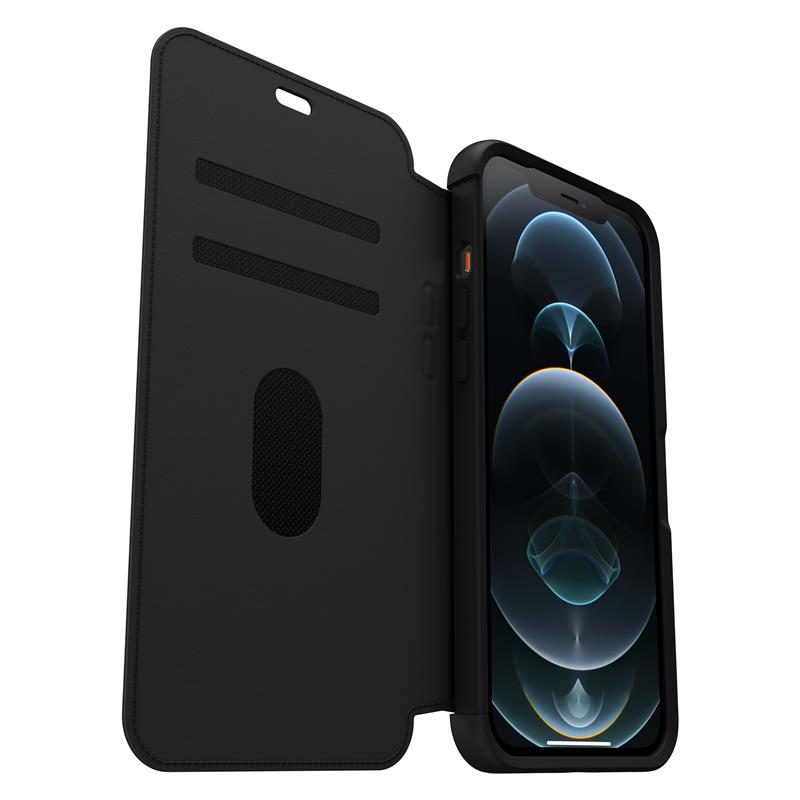 OtterBox Strada Folio Series voor Apple iPhone 12 Pro Max, zwart