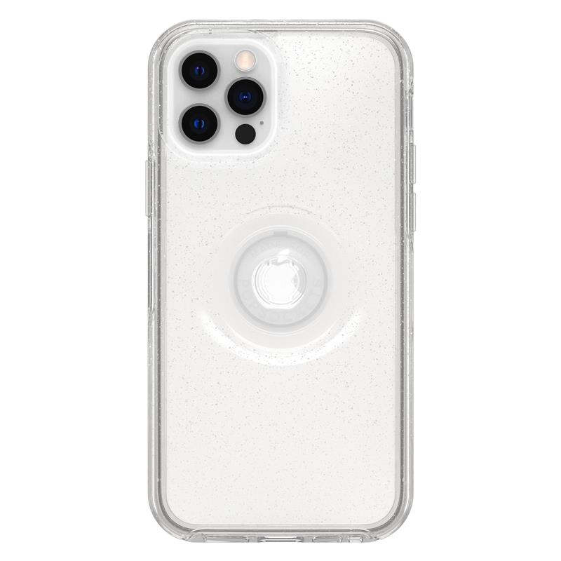 OtterBox Otter+Pop Symmetry Clear Series voor Apple iPhone 12/iPhone 12 Pro, transparant