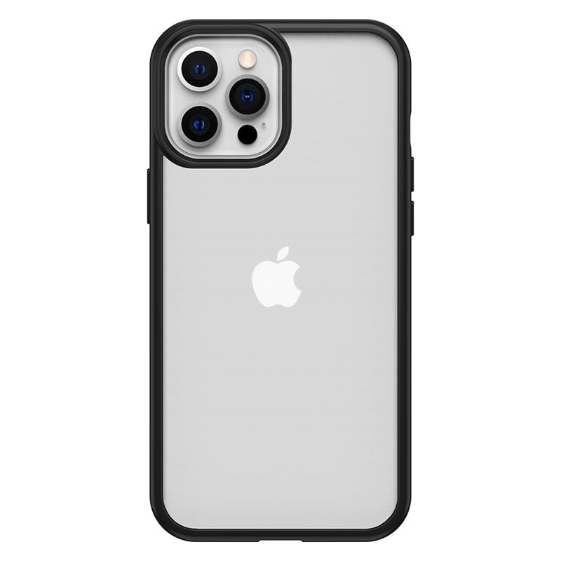 OtterBox React Series voor Apple iPhone 12 Pro Max, transparant/zwart