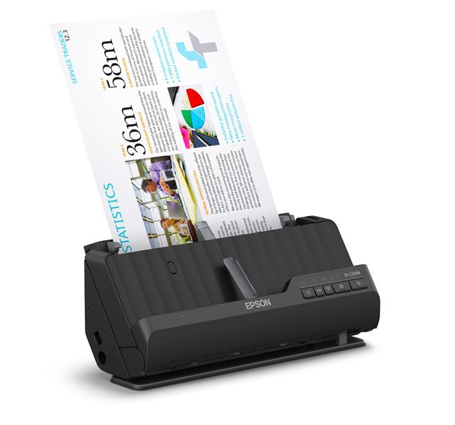 Epson ES-C320W Scanner met ADF + invoer voor losse vellen 600 x 600 DPI A4 Zwart