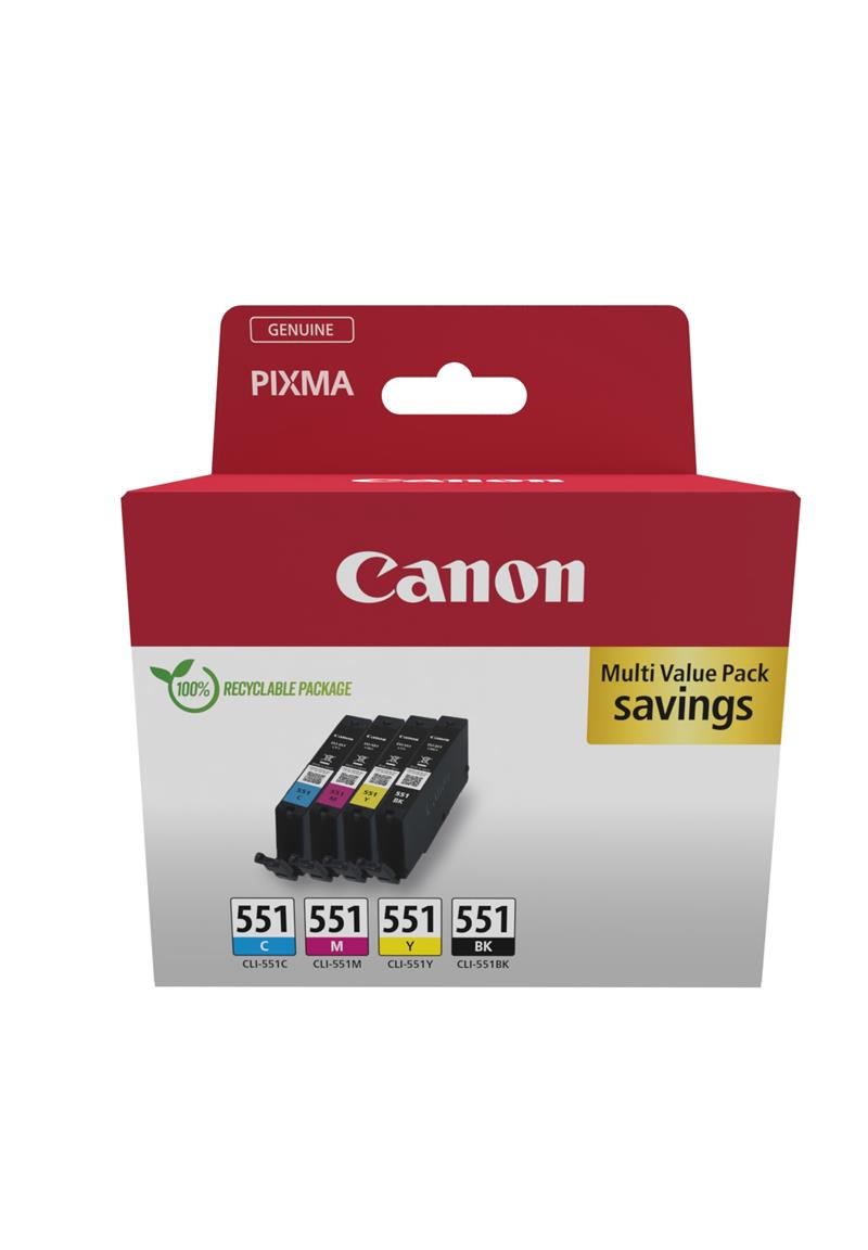 Canon 6509B015 inktcartridge 1 stuk(s) Origineel Zwart, Cyaan, Magenta, Geel