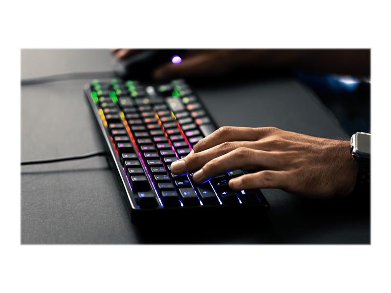 CHERRY G80-3000N RGB toetsenbord USB AZERTY Frans Zwart