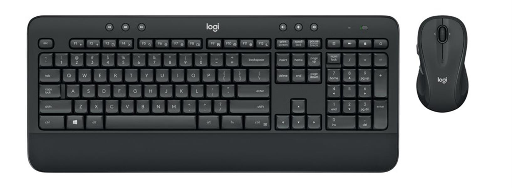 Logitech MK545 Advanced Wireless Keyboard QWERTZ DUITSLAND Black/ RETURNED