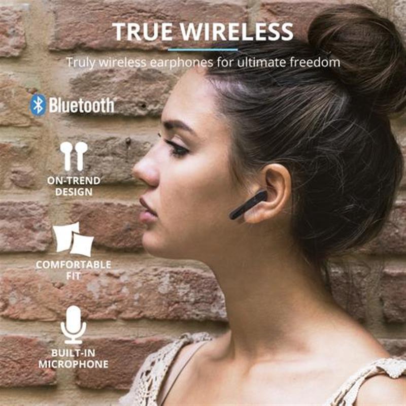 Trust Primo Headset In-ear Zwart Bluetooth
