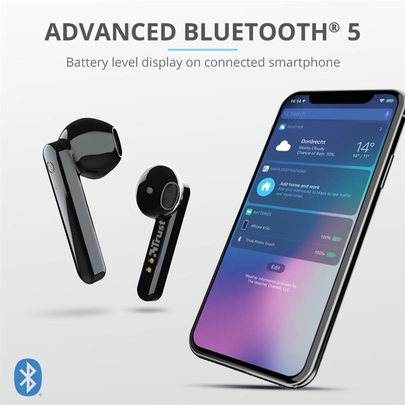 Trust Primo Headset In-ear Zwart Bluetooth