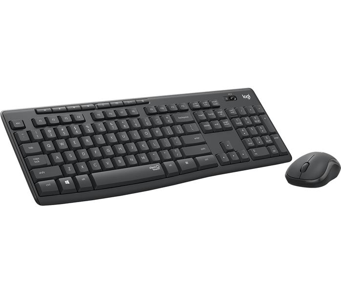 Logitech MK295 Silent Wireless Combo toetsenbord RF Draadloos Belgisch, Nederlands Zwart