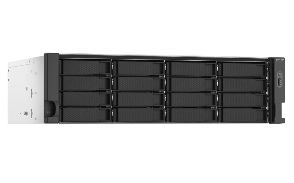 QNAP TS-1673AU-RP-16G data-opslag-server NAS Rack (3U) Ethernet LAN Zwart, Grijs V1500B