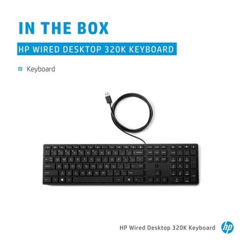 Wired Desktop 320K Keyboard - USint