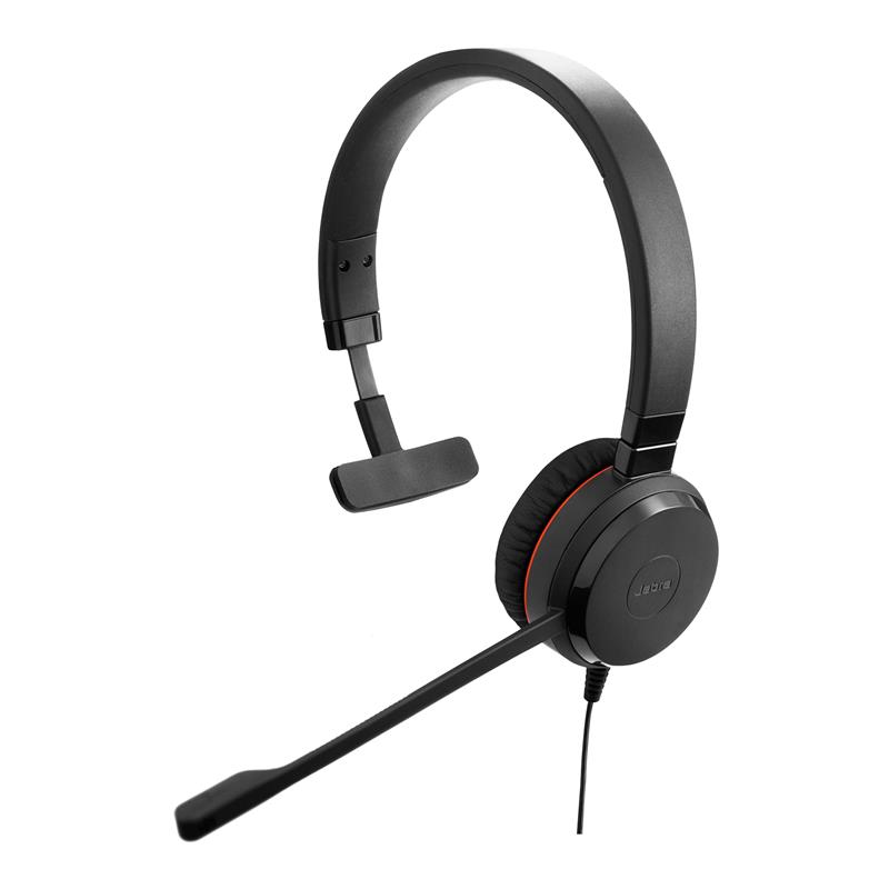 Jabra Evolve 20SE USB-C UC Mono Headset Bedraad Hoofdband Kantoor/callcenter USB Type-C Zwart