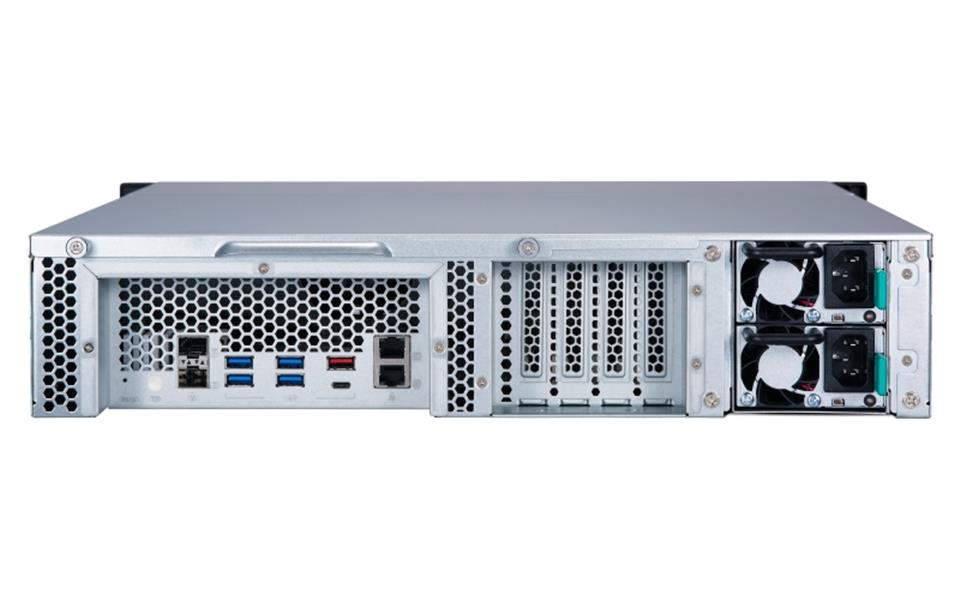 QNAP TS-877XU-RP NAS Rack (2U) Ethernet LAN Zwart, Grijs 2600