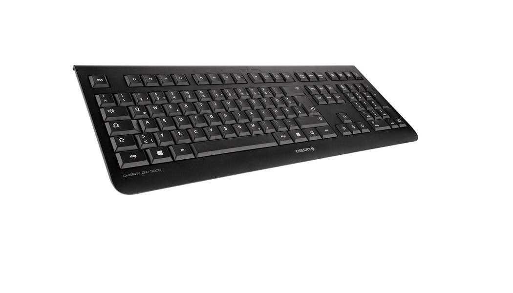 CHERRY DW 3000 toetsenbord RF Draadloos AZERTY Belgisch Zwart