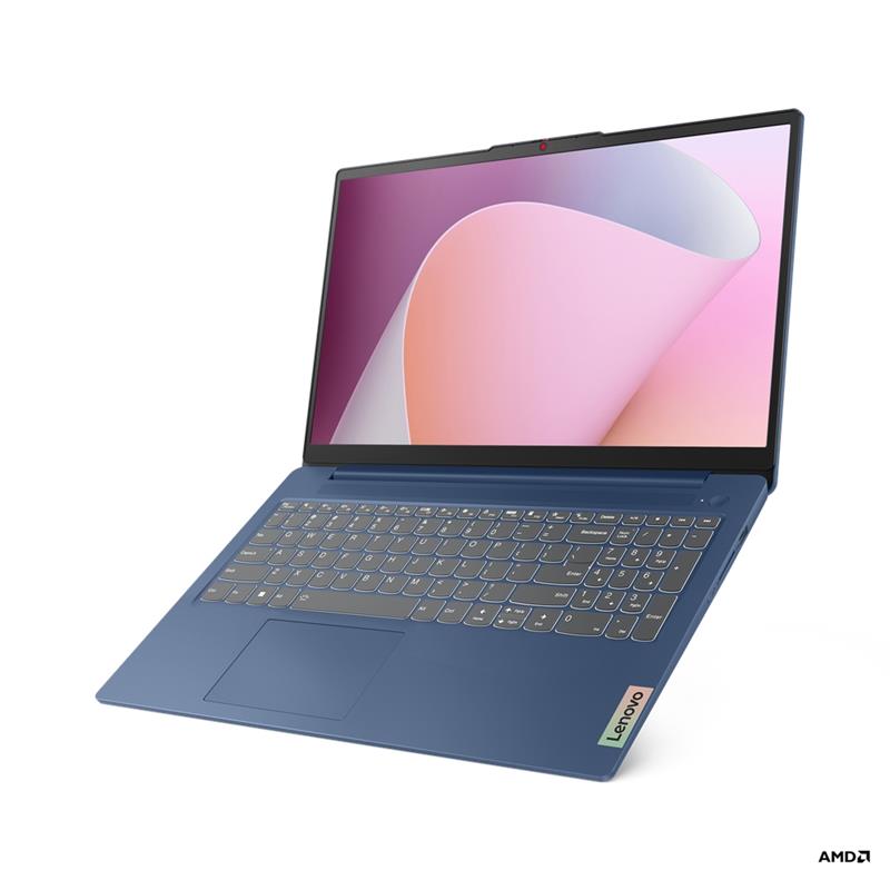 Lenovo IdeaPad Slim 3 AMD Ryzen™ 3 7320U Laptop 39,6 cm (15.6"") Full HD 8 GB LPDDR5-SDRAM 512 GB SSD Wi-Fi 5 (802.11ac) Blauw