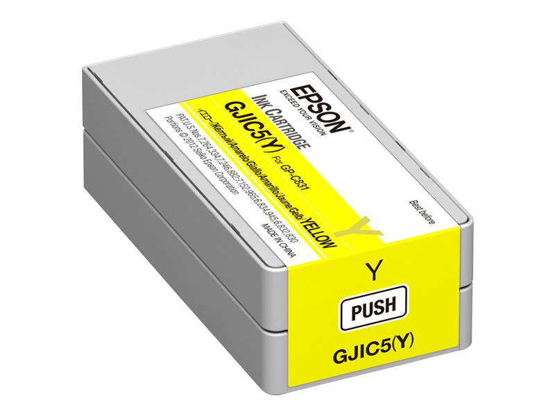 Epson GJIC5(Y): Ink cartridge for ColorWorks C831 (Yellow) (MOQ=10)