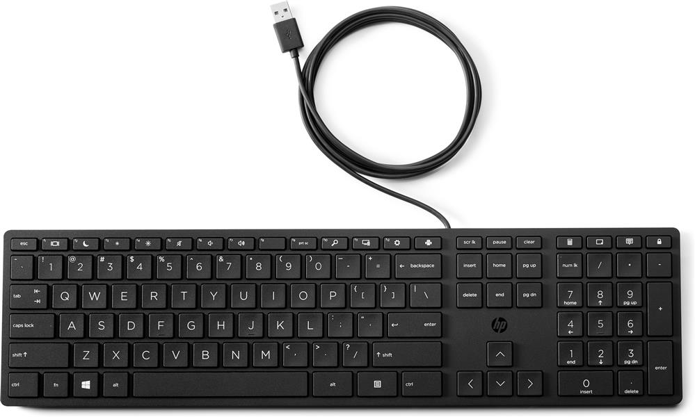 Wired Desktop 320K Keyboard - 12-Pack - USint