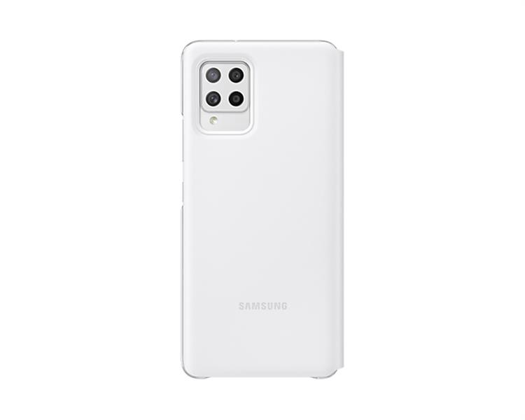 Samsung Galaxy A42 5G S View Wallet Cover White - EF-EA426PW