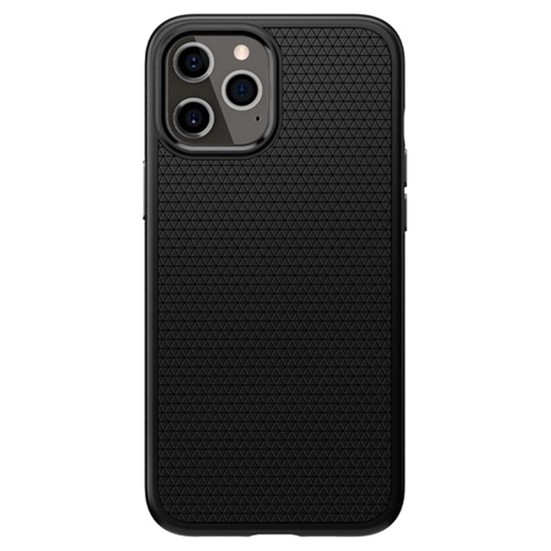 Spigen iPh 12 Pro Max Liquid Air Mat Bla