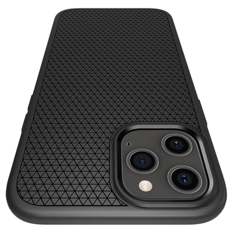 Spigen iPh 12 Pro Max Liquid Air Mat Bla