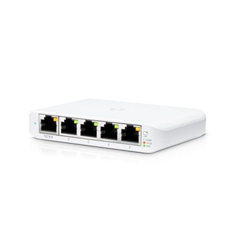 Ubiquiti Networks UniFi Switch Flex Mini 5-pack Managed Gigabit Ethernet 10 100 1000 Power over Ethernet PoE Wit