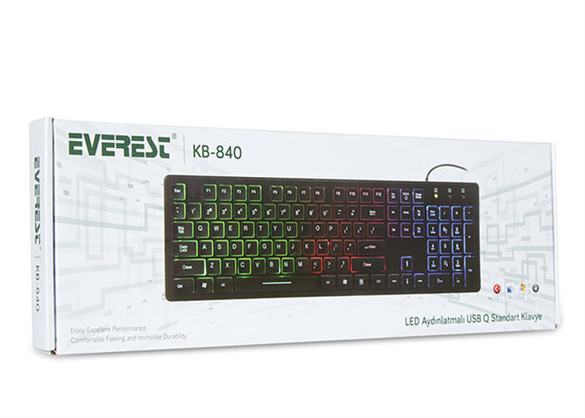 Everest KB-840 LED gaming toetsenbord