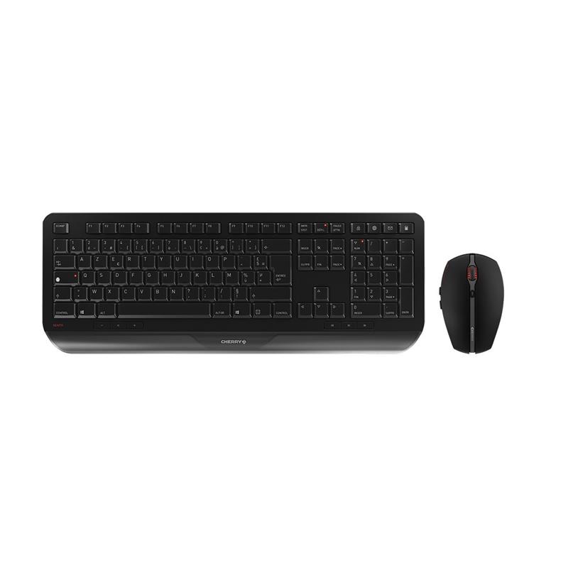 CHERRY Gentix Desktop toetsenbord RF Draadloos AZERTY Belgisch Zwart