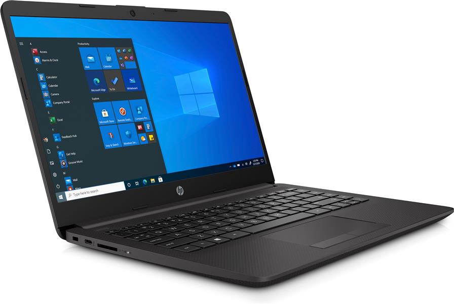 HP 240 G8 Notebook 35,6 cm (14"") 1920 x 1080 Pixels Intel® 10de generatie Core™ i3 4 GB DDR4-SDRAM 128 GB SSD Wi-Fi 6 (802.11ax) Windows 10 Pro Zwart