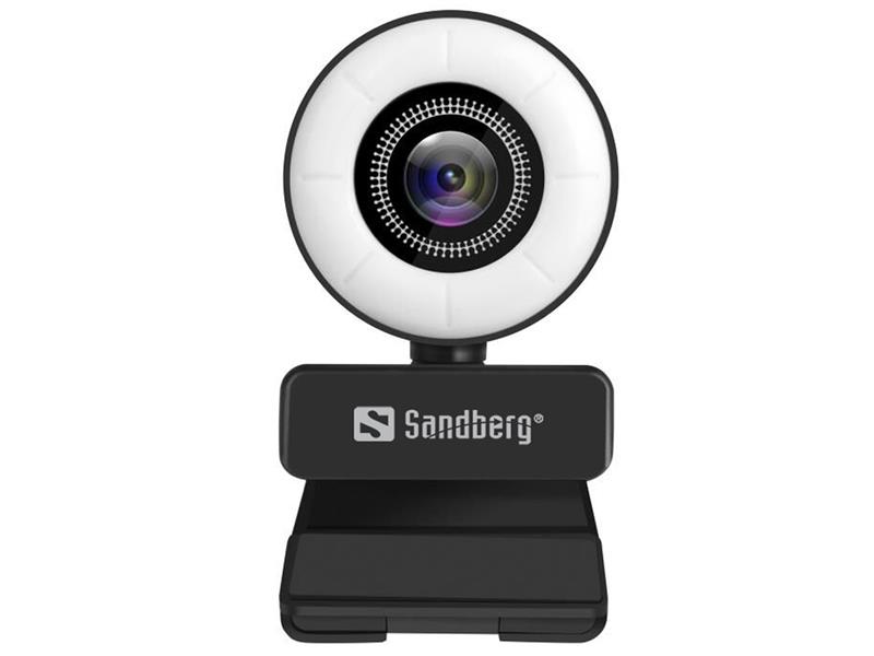 Sandberg 134-21 webcam 2 MP 1920 x 1080 Pixels USB 2.0 Zwart