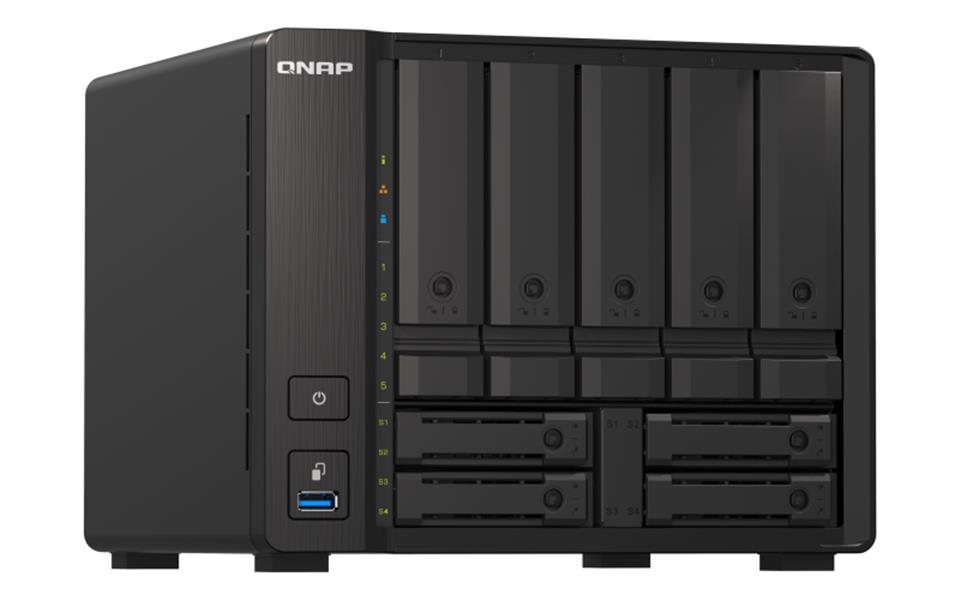 QNAP TS-H973AX-8G data-opslag-server NAS Tower Ethernet LAN Zwart V1500B