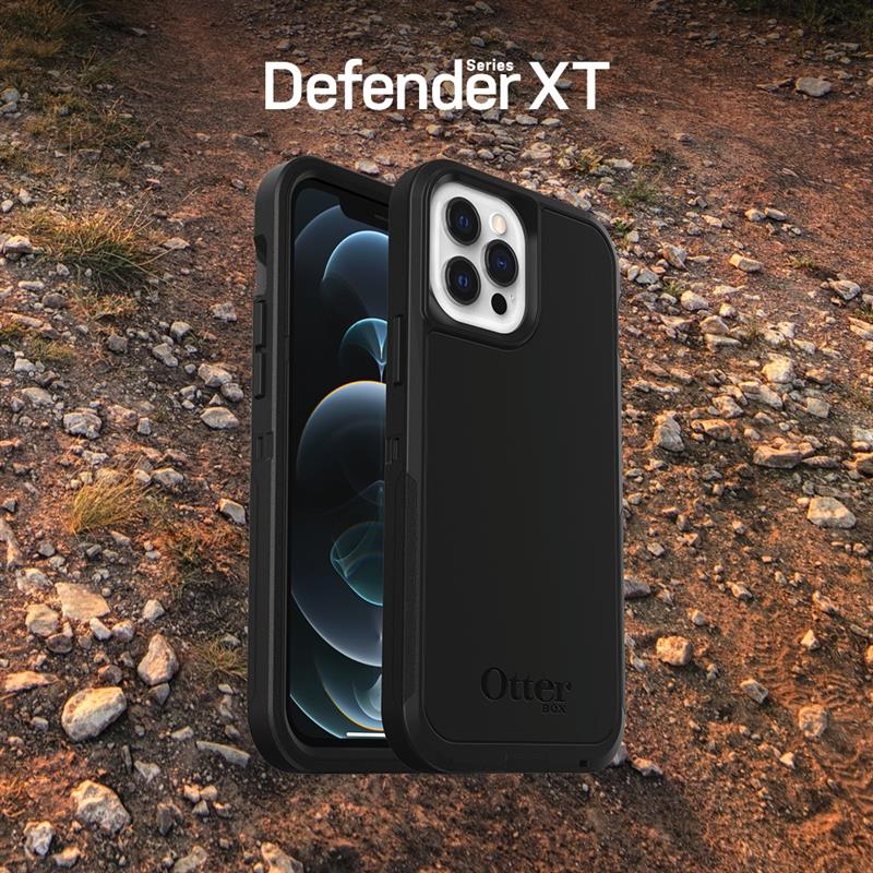 OtterBox Defender XT Series voor Apple iPhone 12/iPhone 12 Pro, zwart - Geen retailverpakking