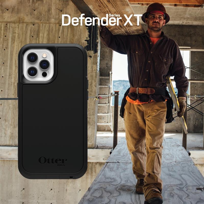 OtterBox Defender XT Series voor Apple iPhone 12/iPhone 12 Pro, zwart - Geen retailverpakking