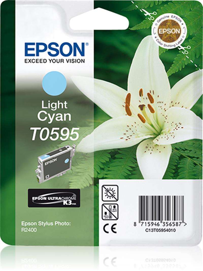 Epson Lily inktpatroon Light Cyan T0595 Ultra Chrome K3